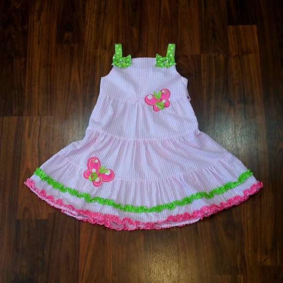 Emily Rose Other - 2x HOST PICK: Girls' Emily Rose Seersucker Dress, sz 6, EUC